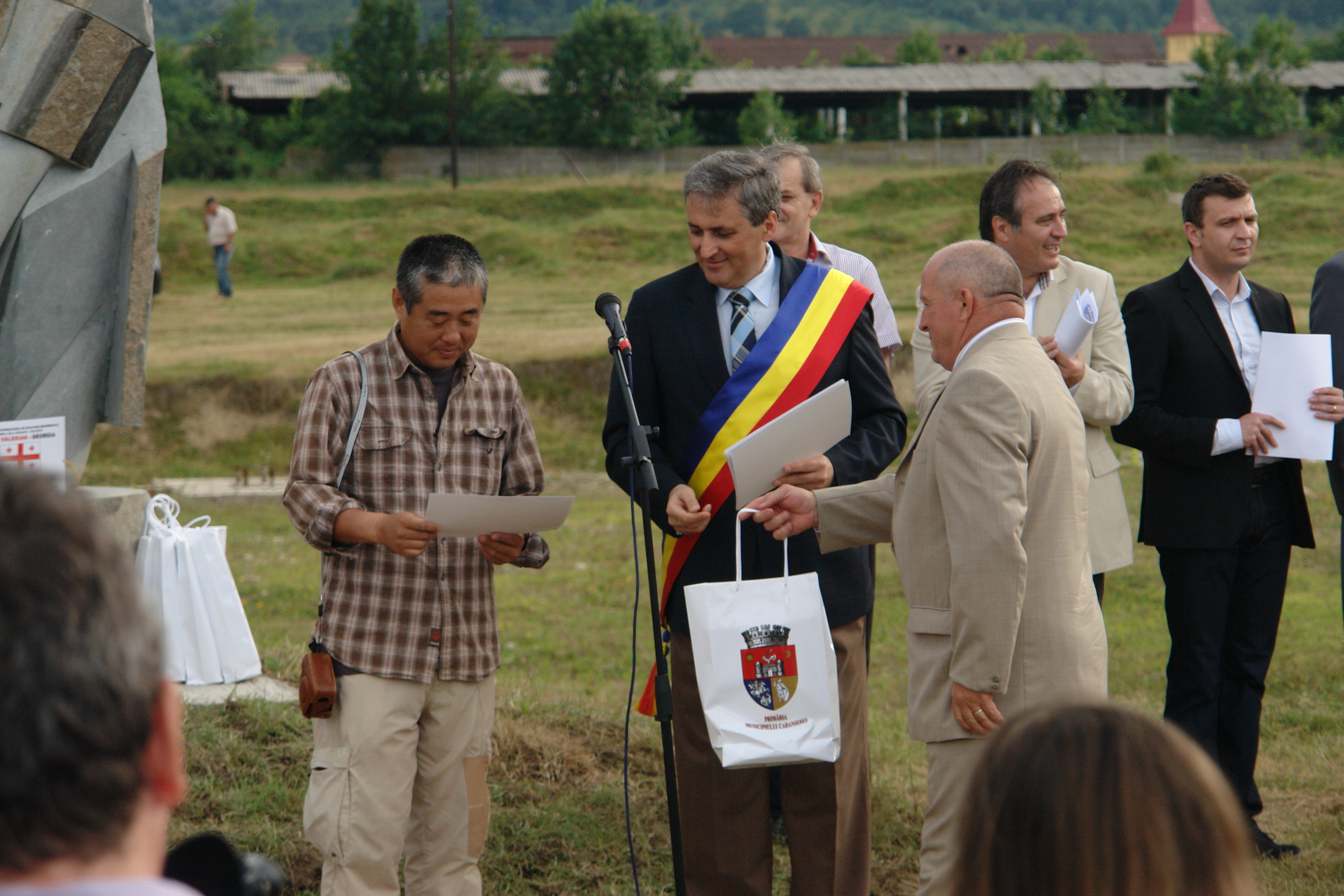 2013, sculpture symposium in Caransebes Romania